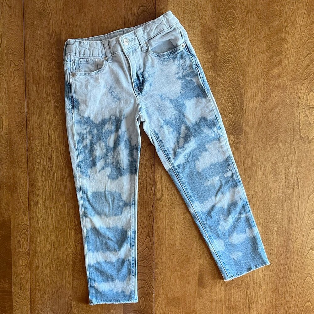 Gap tie-dye cropped jeans 8